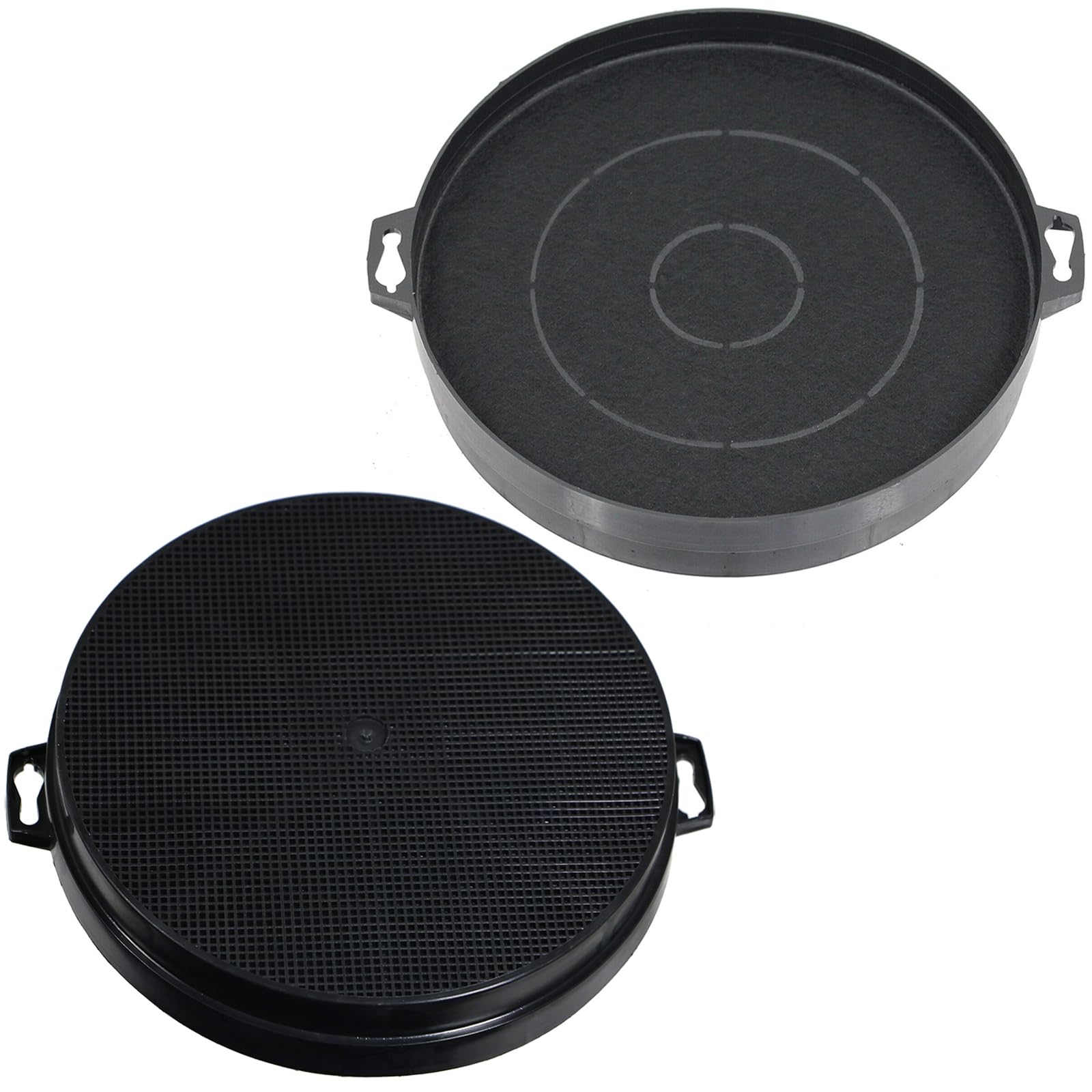 SPARES2GO Carbon Charcoal Vent Filter compatible with Hygena Cooker Extractor Hood (Pack of 2)