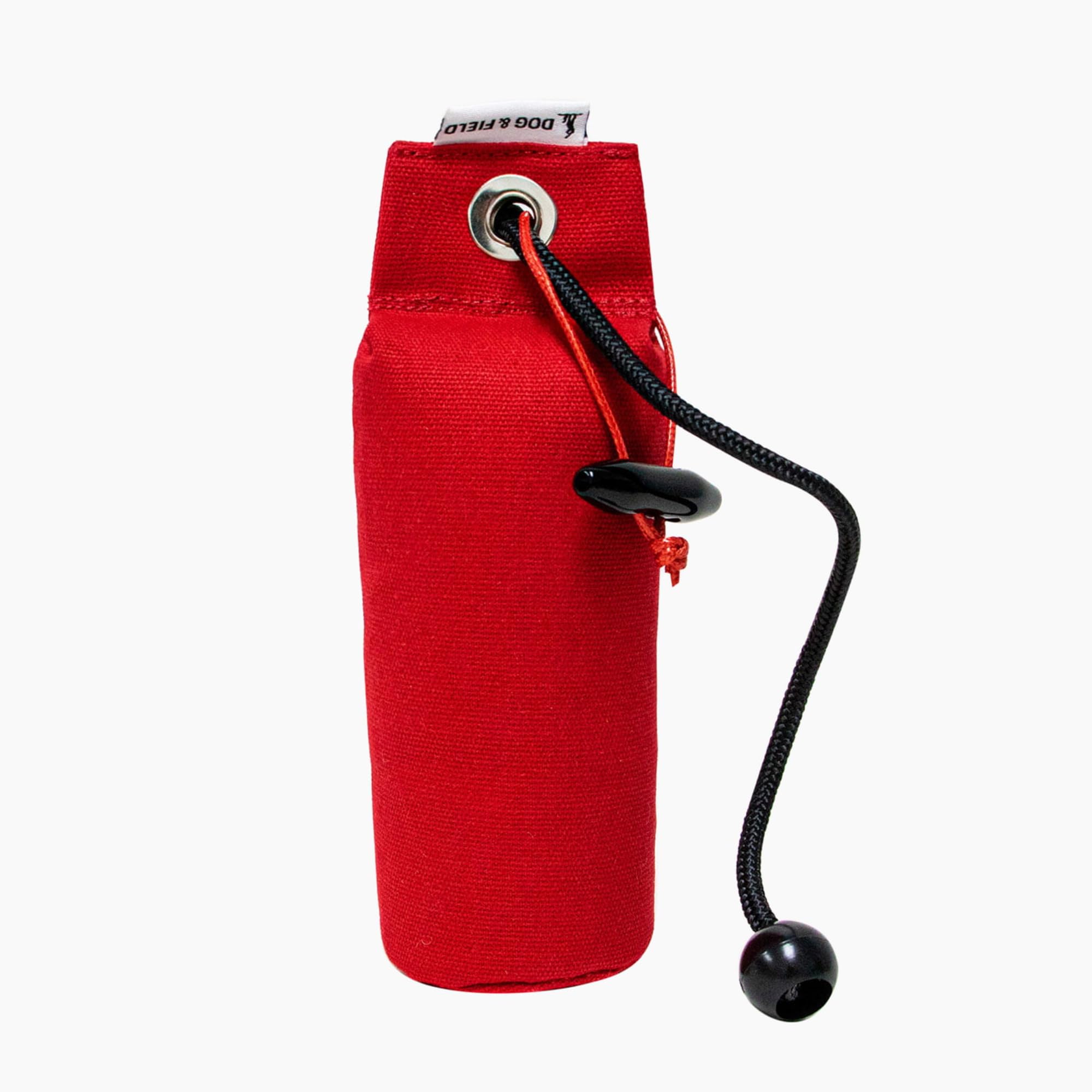Dog & Field 1/2lb Dog Training Dummies - Red. Canvas Training Dummy With Short & Long Throw Toggle For Gundog & Puppy Training - Retrieval Practice & Gundog Training Equipment, Water Float Dummy