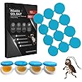 12 Pack Cockroach Gel Bait, Highly Effective Roach Gel Bait Indoor Infestation Solution, Fast Acting Cockroach Killer Indoor Home Kitchen Use, Easy to Apply & No Mess Roach Bait, Long-Lasting