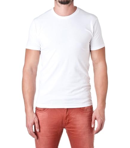 Next Level Men's Premium Fitted Short-Sleeve Crew 3600-White-L