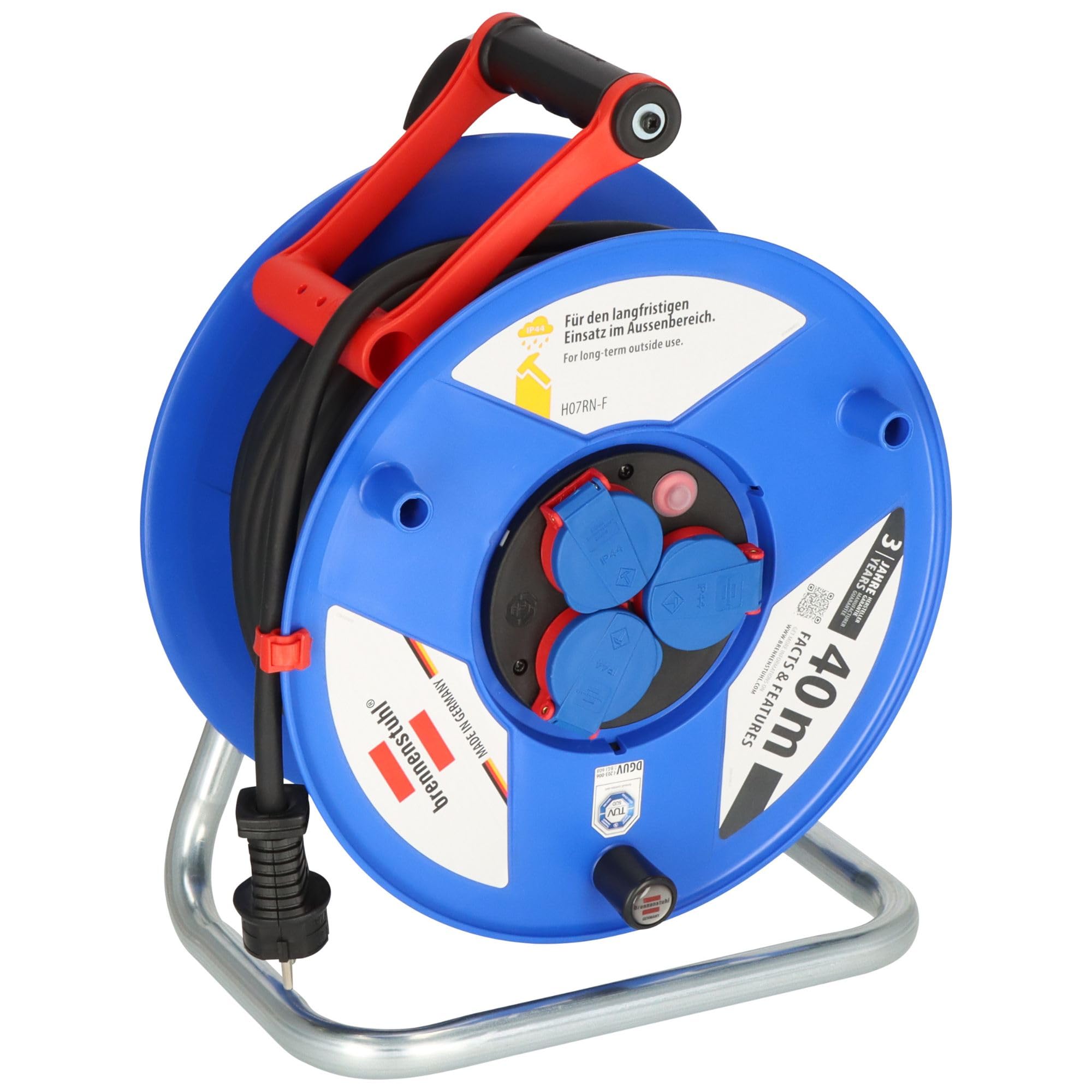 Garant H07RN-F 1233120 3G2.5 IP 44 Cable Reel 40 m