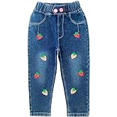Peacolate 2-10Years Little Big Girl Spring Autumn Fall Trousers Pants Denim Jeans