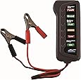 Cartman 12V Car Battery Alternator Tester, Test Battery Condition & Alternator Charging, LED Indication