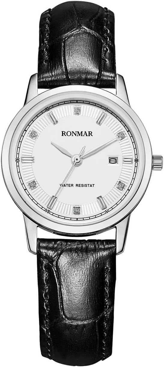 RONMAR RM8003L Luxury Casual Women Leather Quartz Wrist Watches Women's Watch for Business