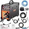 VEVOR MIG Welder, 3 in 1 270 Amp Welding Machine, 110 220V MIG Lift TIG Arc Welder, Portable Lift TIG Welder ARC Welder with IGBT DC Inverter, LCD Digital Display, Welder Torch and Welding Wire