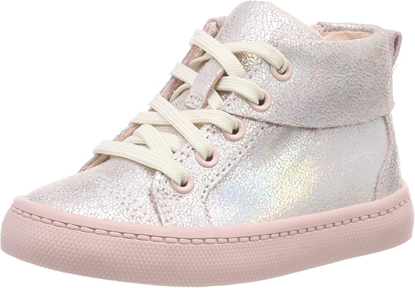 clarks girls pink trainers