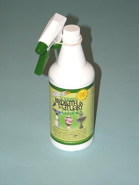 ECOLOGICAL LABORATORIES 32 OZ. BIRD BATH AND STATUARY