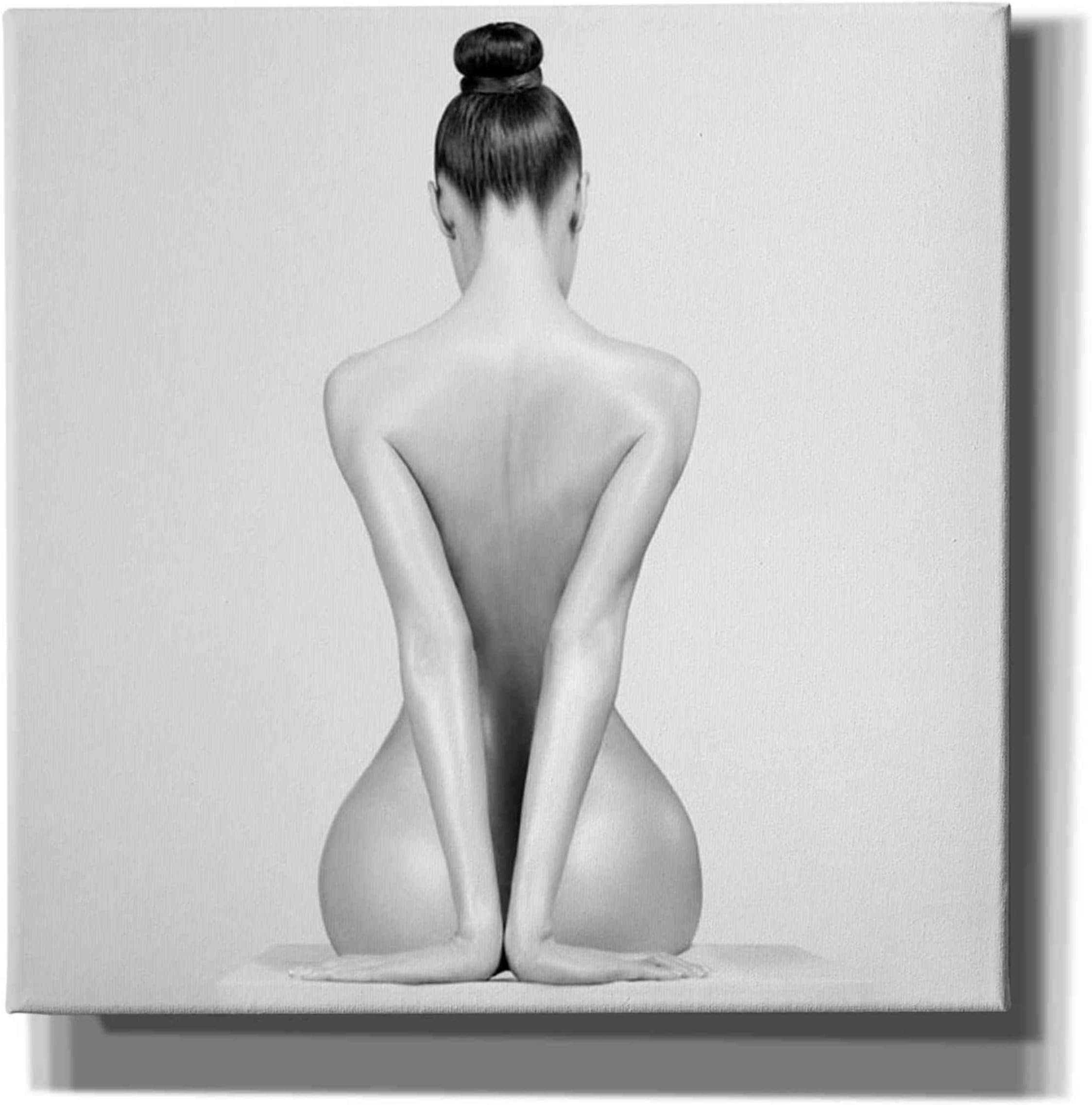 Epic Graffiti Hourglass Giclee Canvas Wall Art, 26" x 26", Grey