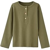 Enfants Chéris Toddler Henley Shirt Boys Long Sleeve Shirts 2-7 Years