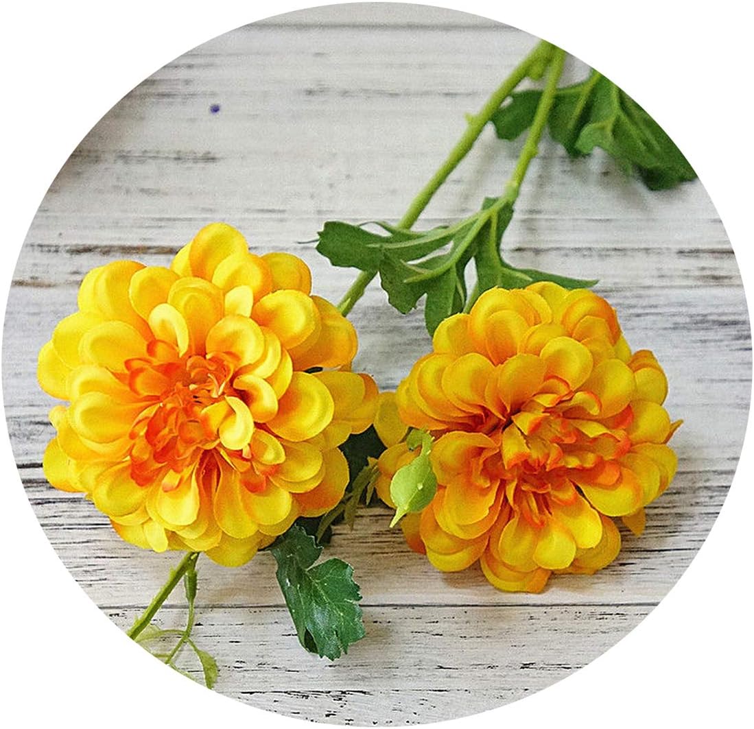 Highly Recommend New Artificial Herb Peony Flower Branch for New House Living Room Home Wedding Decoration Fake Flowers,Orange
