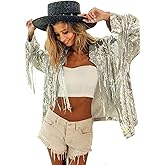 Watchify Sequin Fringe Jacket Disco Theme Country Dolly Theme Bridal Trends Disco Cowgirl Outfit Theme Glitter Tassel Coat