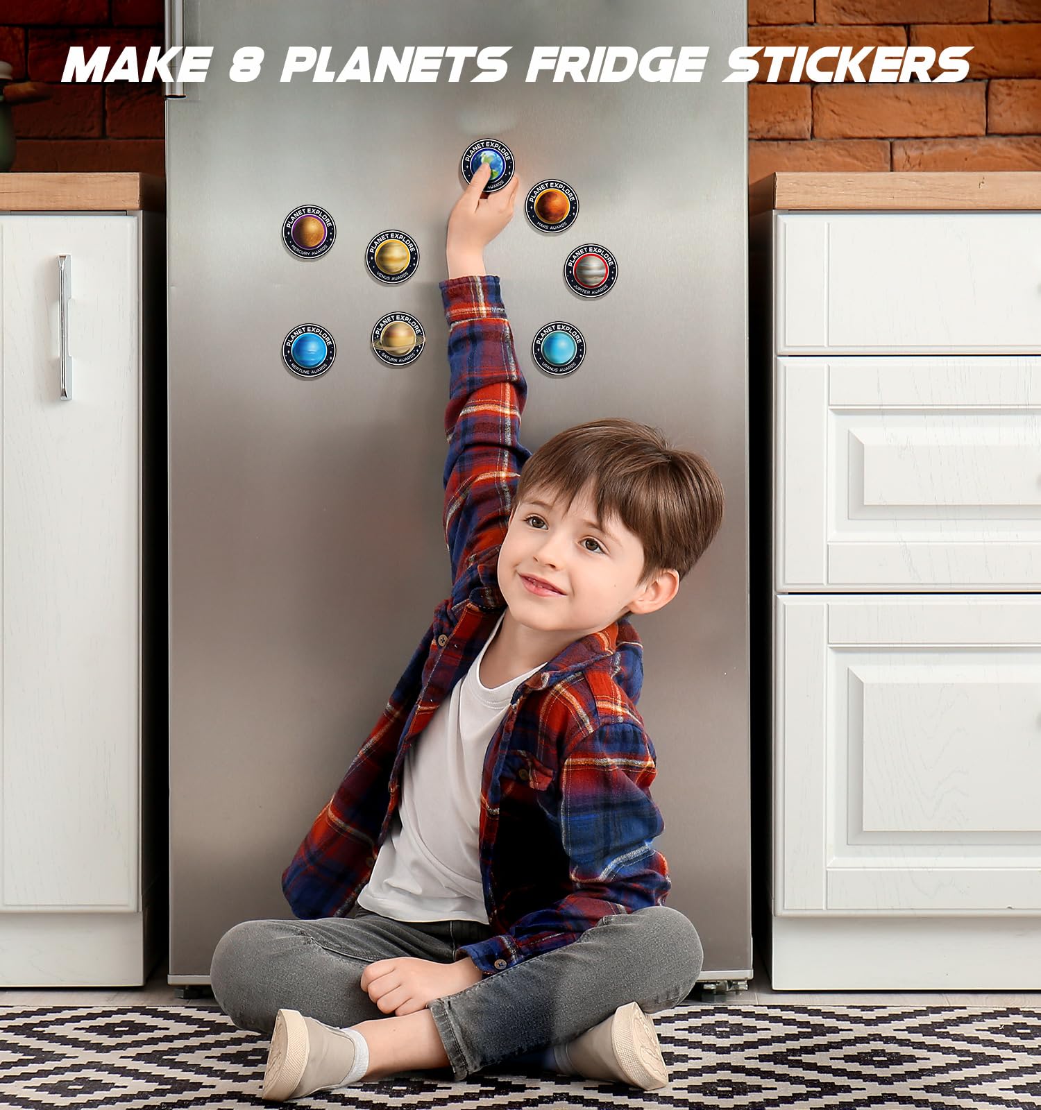 EDUMAN Gemstone Dig Kit - Dig It Up 40 Real Gems & Crystals with Mining Kit Tools, Solar System Eight Planets Toys for Kids Age 6+, STEM Science Educational Toys, Space Toys Ideal Gift for Boys Girls