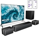 ULTIMEA Poseidon D60 5.1 Dolby Atmos Soundbar with Wireless Subwoofer