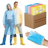 twoworld 120 Pcs Disposable Rain Ponchos for Women Bulk,Emergency Ponchos Rain Adult for Men Women Kids Travelling Camping Hiking