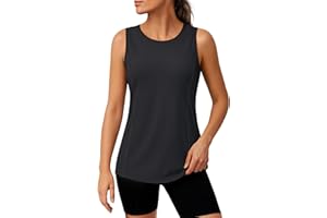TACVASEN Women's Workout Tank Top Sleeveless Quick Dry Sun Protection UPF 80+ Running Hiking Athletic Gym Yoga Tank Tops