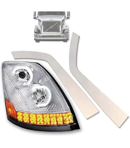 Halogen Headlight Set For 1991-2007 Mack CL Left & Right W/ Bulb - Foto 12