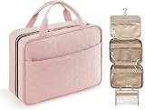 Lifewit Travel Toiletry Bag Large Hanging Makeup Organizer Pink view 1