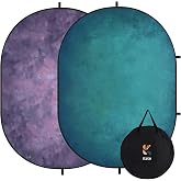 Kate 5'x6.5' Collapsible Backdrop Blue Purple Self Tape Background 594 | Collapsible Backdorp 5'x6.5' Blue Purple Pop Up Backdorps for Self-Tape Auditions, Professional Headshots Video Conferencing