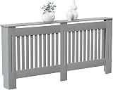 Vida Designs Chelsea Radiator Cover Olive Grey Extra Large H82 W172 D19cm view 2