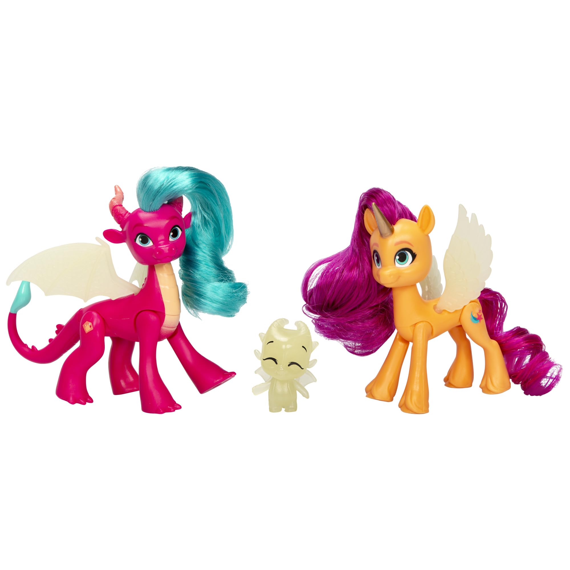 My Little Pony: Tell Your Tale Dragon Light Reveal, 3 Glow in The Dark Dolls, 3-Inch Scale Toys for Girls and Boys Ages 4+