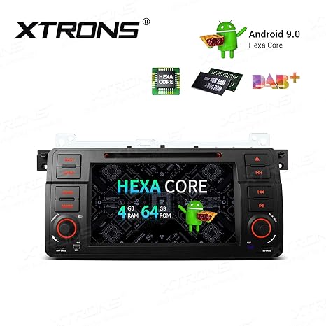 XTRONS Android 9.0 Double Din Car Stereo for BMW E46: Amazon.co.uk