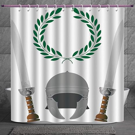 Polyester Shower Curtain 2 0 Toga Party Roman Glory Heritage