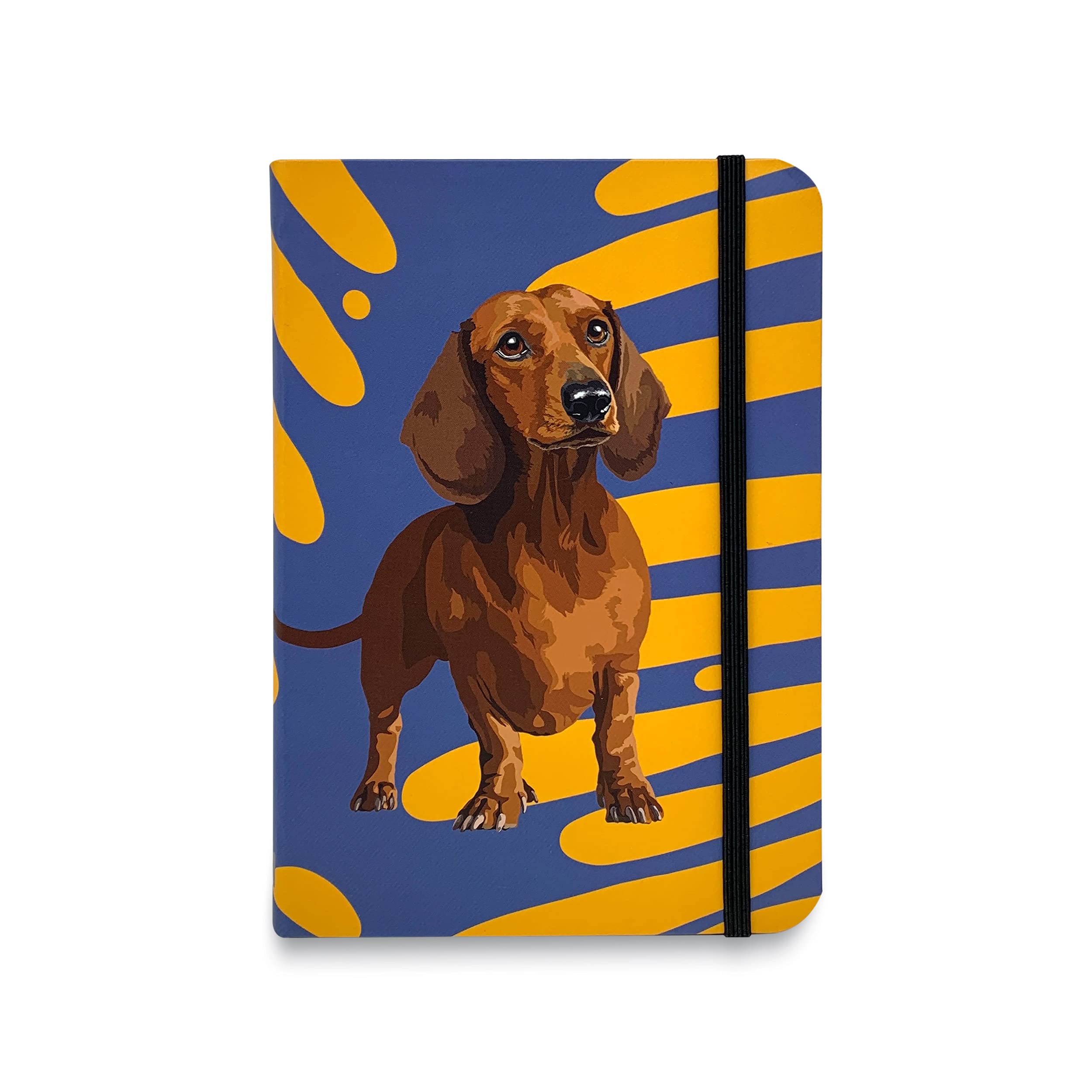 Dachshund Flexible Pocket Notebook by Leslie Gerry - Memo Pad