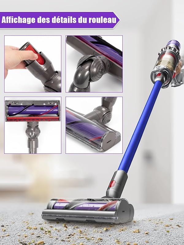 Brosse Compatible avec Aspirateur Dyson V7 V8 V10 V11 V15 — photo 6 sur 6