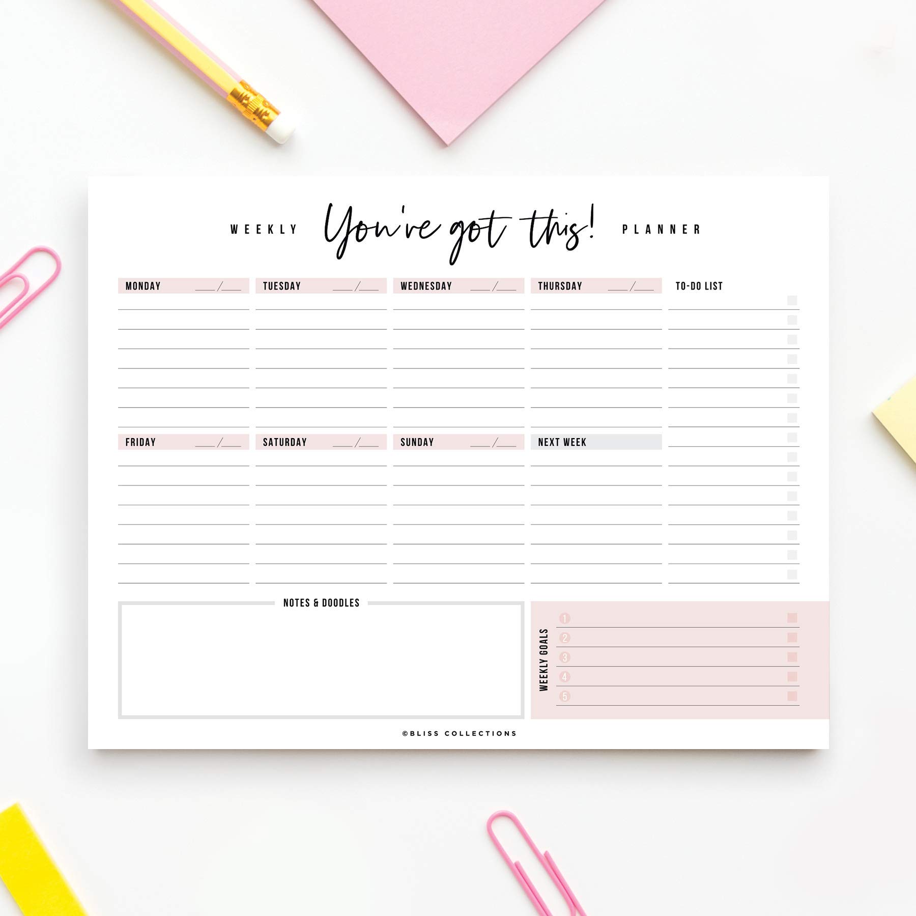 Bliss Collections Weekly Planner, You