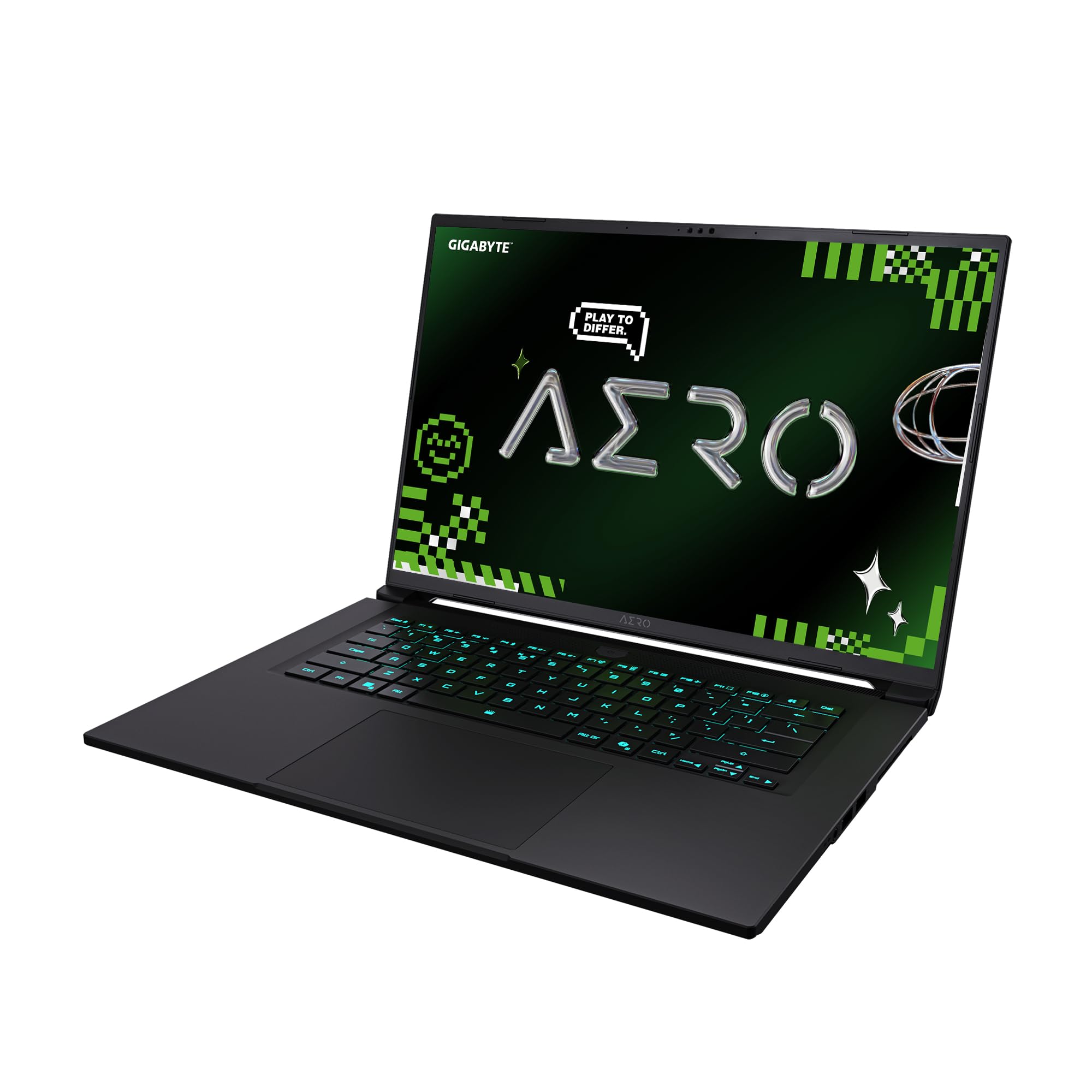 GIGABYTE AERO X16; Copilot+ PC - 165Hz 2560x1600 WQXGA - NVIDIA GeForce RTX 5070 - AMD Ryzen AI 9 HX 370-1TB SSD with 32GB DDR5 RAM - Windows 11 Home - Space Gray (GIGABYTE AERO X16 2WHA3USC64AH)