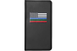 Giftguys Car Registration and Insurance Holder, Registration and Insurance Card Holder, Leather Vehicle Card Document Glove Box Organizer with Magnetic Closure for Essential Document, Driver License