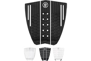 SYMPL Surfboard Traction Pad • 3 Piece Deck Pad for Surfing, Skimboarding • Maximum Grip • 3M Adhesive • Fits Surfboards, Skimboard, Longboard, Fish
