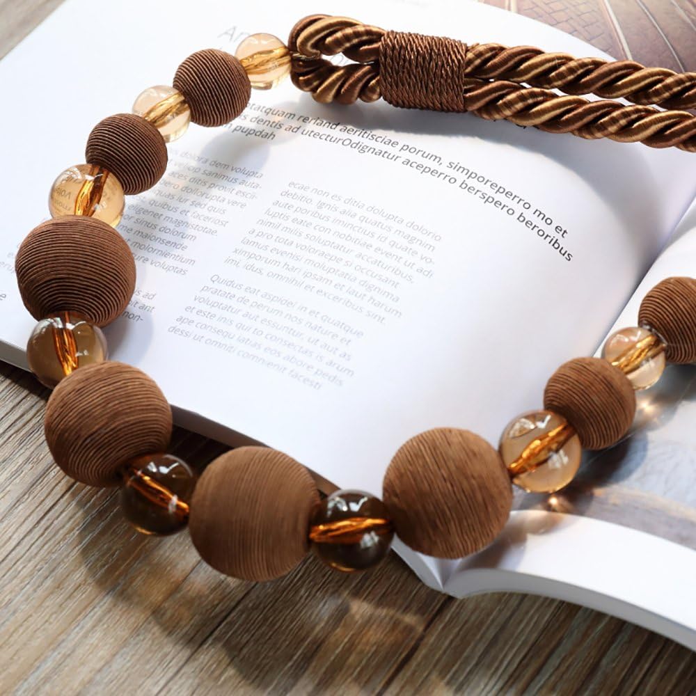 Amazon Com Wweenuo One Pair Crystal Beaded Window Curtain Tie