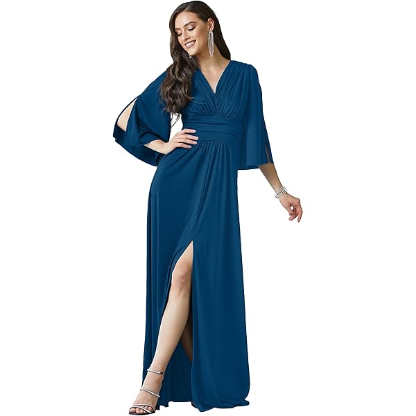 green emerald velvet dress KOH KOH Petite Womens Long Kaftan Caftan Short Sleeve Empire Waist Flowy  V-Neck Summer Bridesmaid Evening Sexy Cute Modest Maternity Gown Gowns Maxi Dress  Dresses, Nude Champagne Brown S 4-6 at Amazon