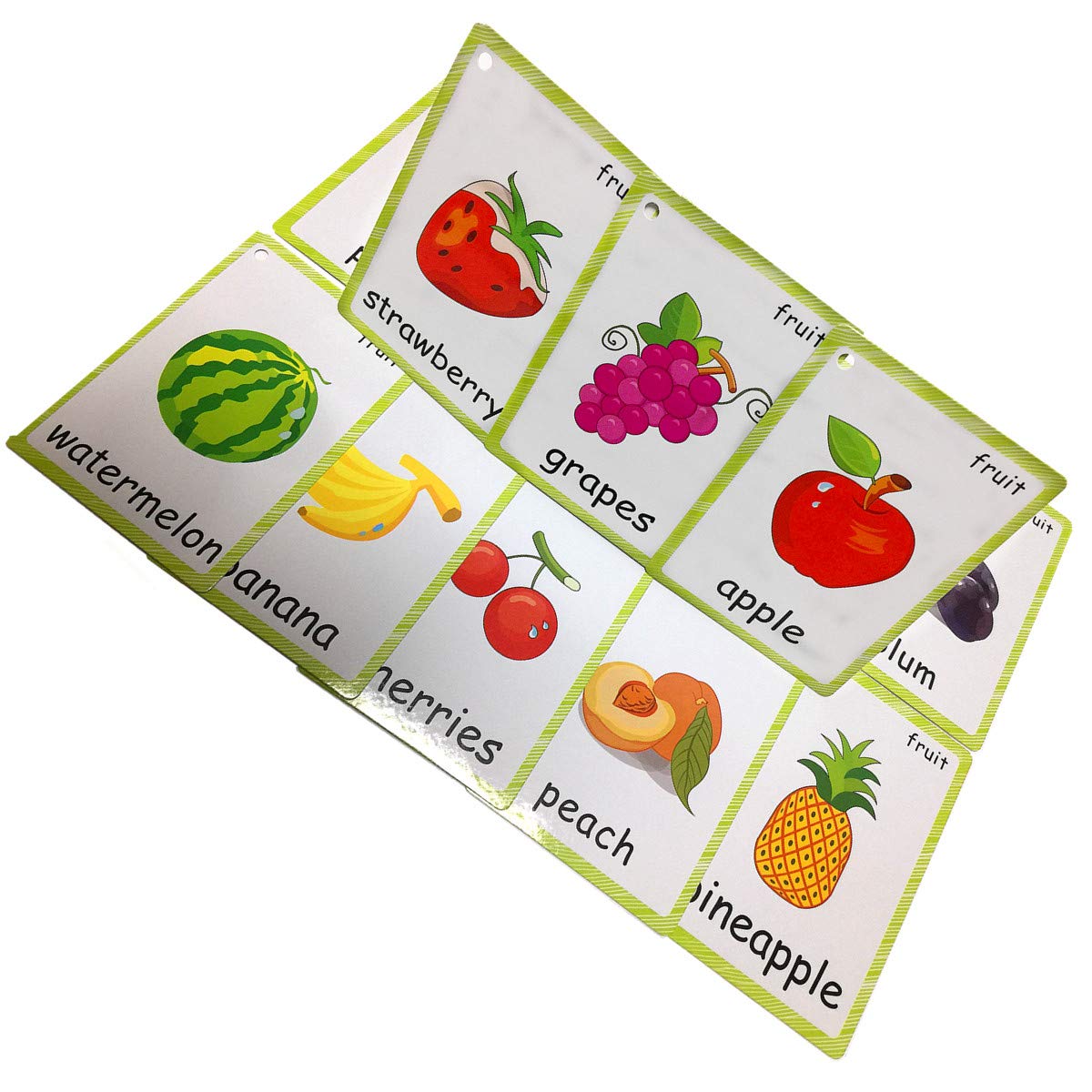 Mua Set of Fruit and Vegetable Flash Cards for Toddlers | Kids Learning ...