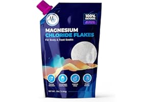 MARCO ESRA Dead Sea Magnesium Flakes Bath Salts | Premium Magnesium Supplement Bath Salts (5 Pound)