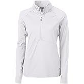 Cutter & Buck Womens Long Sleeve Adapt Eco Knit Half Zip Pullover