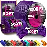 TECEUM Paracord 550 (750) lb Indigo – 100 ft
