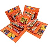 LOOMROOT Gift Box for Holidays, 5 Layer Surprise Picture Box Opens Up, Multi Layer DIY Photos Gift for Birthdays (TANGRINE)