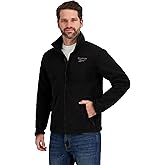 Reebok mens Mock Neck Zip-up Grid Polar Fleece Shell Jacket