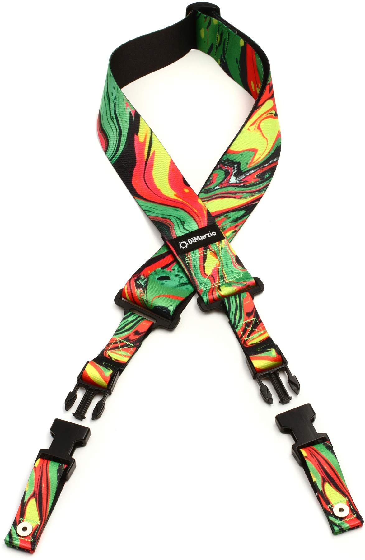 DiMarzio DD2241 - Steve Vai Cliplock Strap - Green Universe