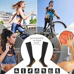 cerpite Zipper Compression Socks, 2 Pairs 15-20