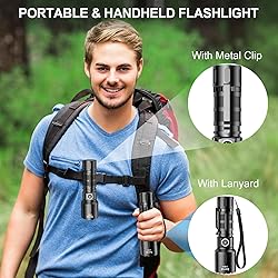 Rechargeable Flashlights High Lumens, Super Bright