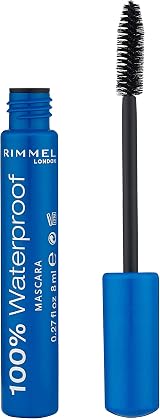 Rimmel London 100% Waterproof Mascara Brown Black 8ml