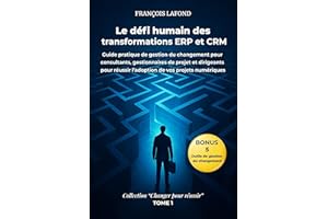 Le défi humain des transformations ERP et CRM: Guide pratique de gestion du changement pour consultants, gestionnaires de pro
