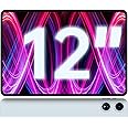 TECLAST Tablet 12 inch Android 14 Tablets, T60Plus with 128GB Storage(Expand to 1TB), 2000 * 1200 2K IPS Screen, 90Hz Refresh Rate, G88 8-Core CPU 2.0Ghz, 8000mAh, 5G WiFi+4G LTE, GPS,Gaming Tablet