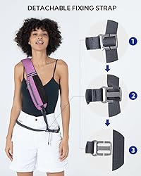 WATERFLY Small Hiking Sling Bag: Crossbody Sling