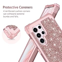 LONTECT for Galaxy S23 Ultra Case with 2 Camera