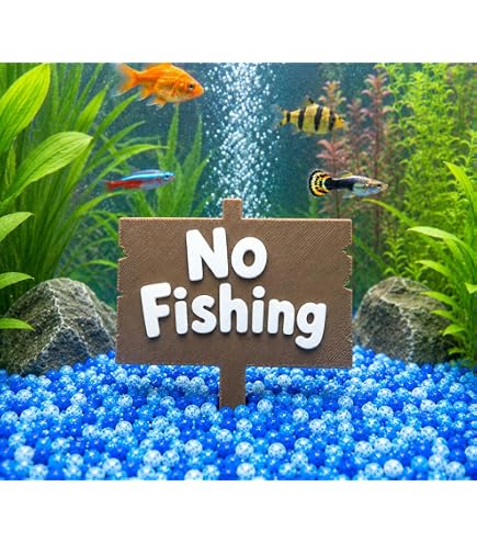 Aquarium Decor They are Eating The Pets + No Fishing Decor for Fish Tank or Betta Fish Tank Trump Themed : Pet Supplies