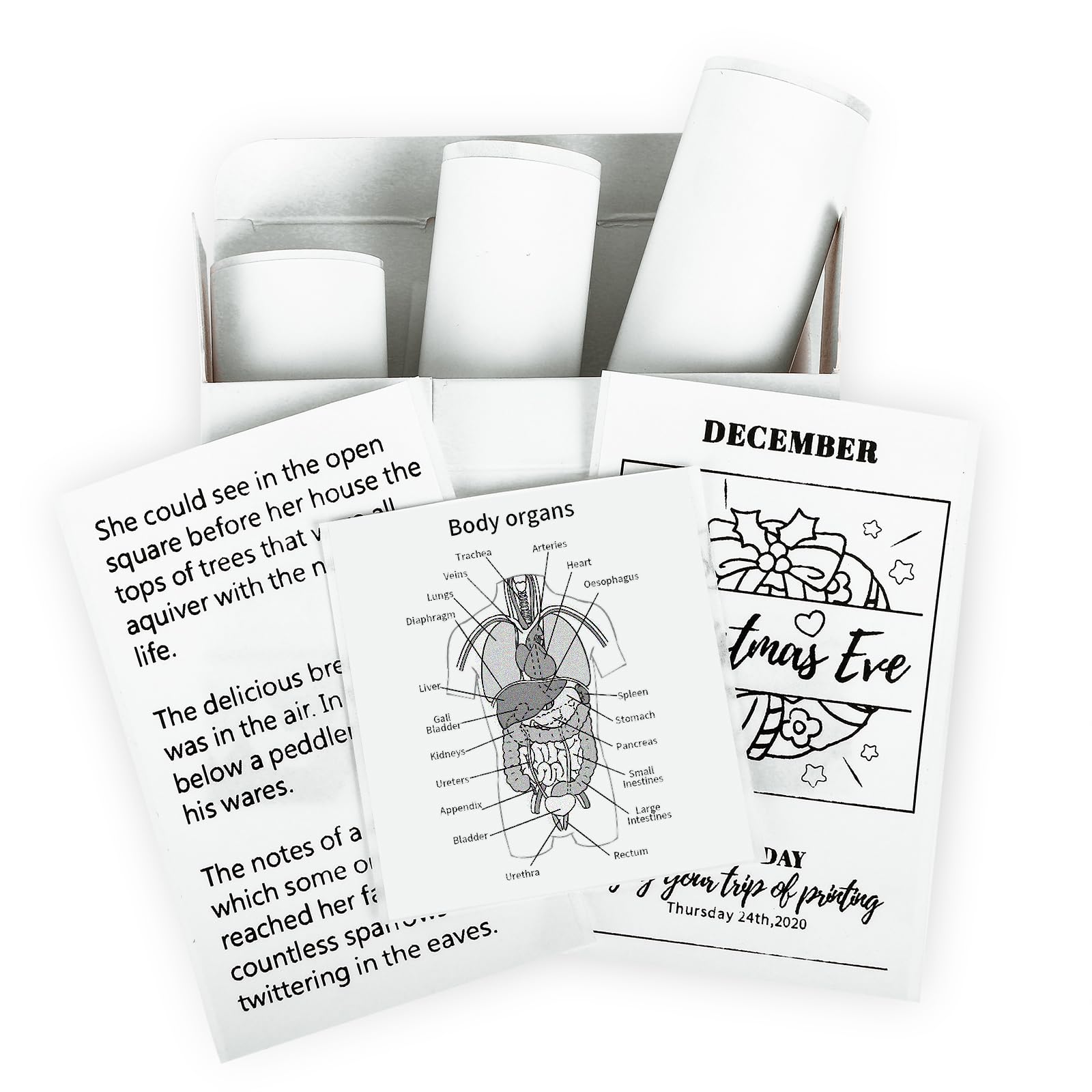 Memoking T02/M02X/M02L White Thermal Paper-10-Year Sticky 50mmx3.5m for Journal Photo Texts Study Notes and More, 3 Rolls